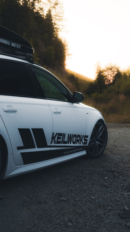 KEILWORKS × MEDIA CAR – Fahrzeugdesign Aufkleber-Set