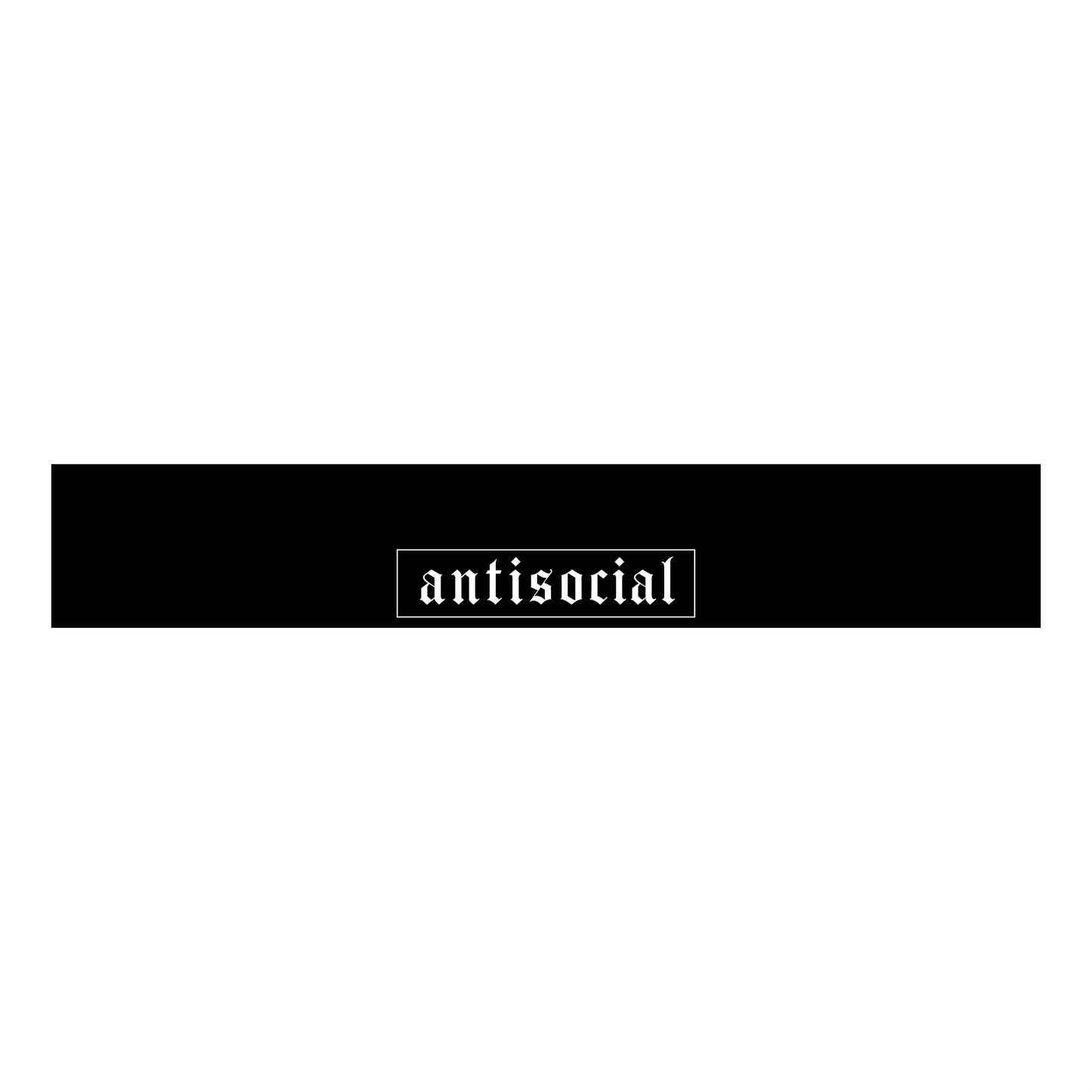 Scheibenkeil universal "antisozial"