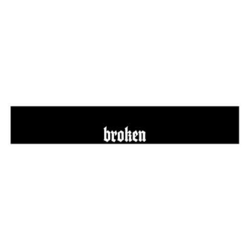 Scheibenkeil universal "broken"